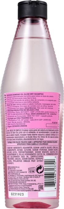 Redken Diamond Oil Glow Dry Gloss - Shampoo 300ml