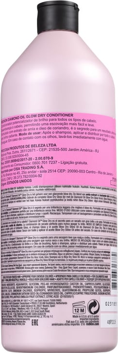 Redken Diamond Oil Glow Dry Detangling - Condicionador 1000ml
