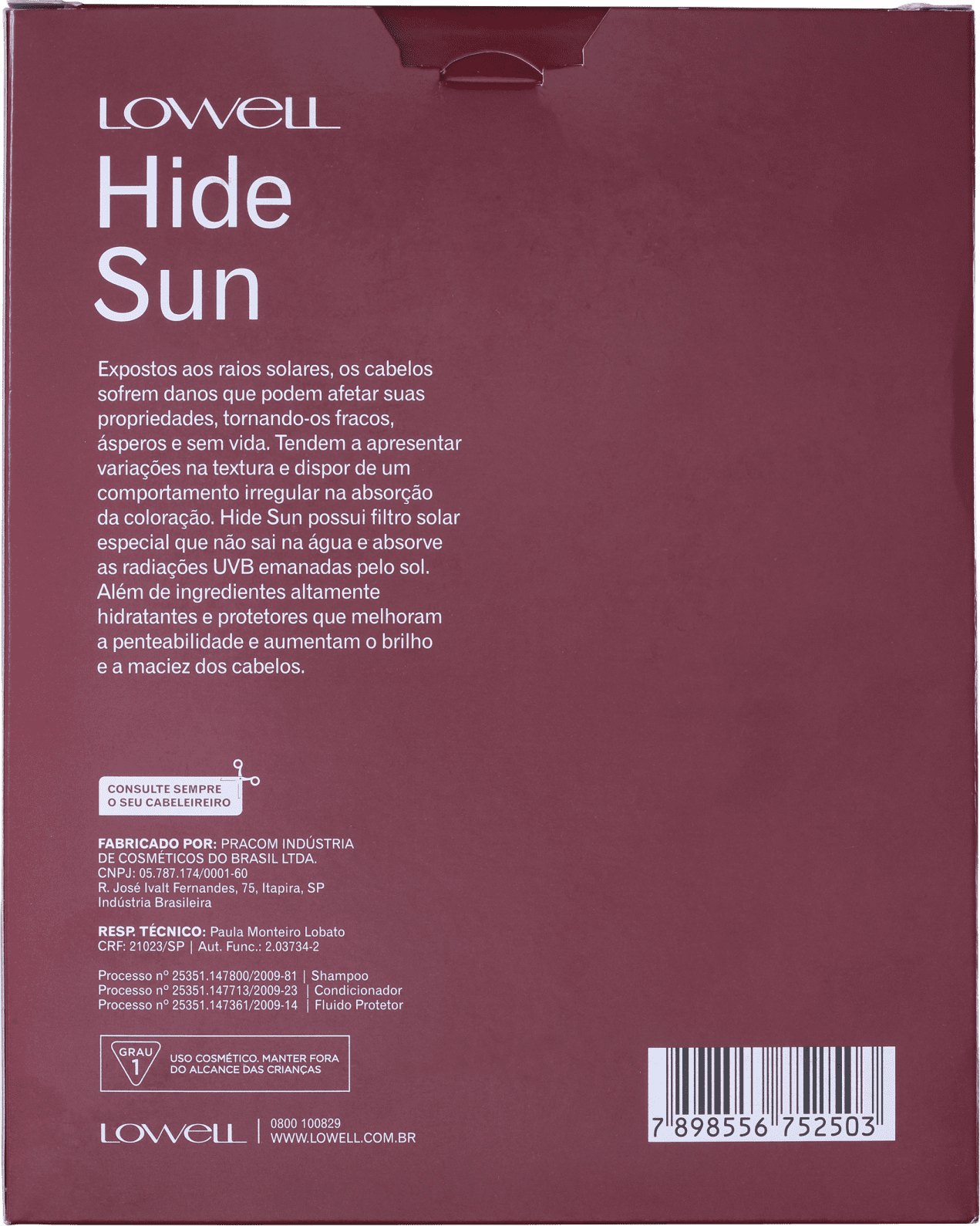 Kit Lowell Hide Sun Trio (3 Produtos)