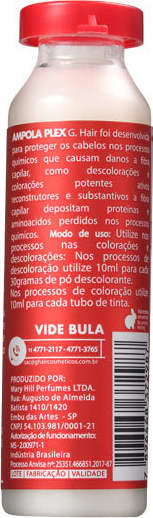 G.Hair Antiemborrachamento Plex - Ampola Capilar 30ml
