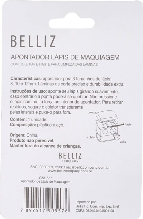 Belliz - Apontador de Lápis