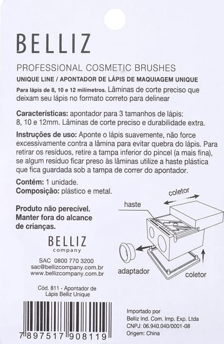 Belliz Unique - Apontador de Lápis