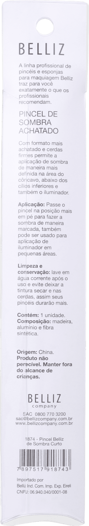 Belliz Achatado - Pincel para Sombra