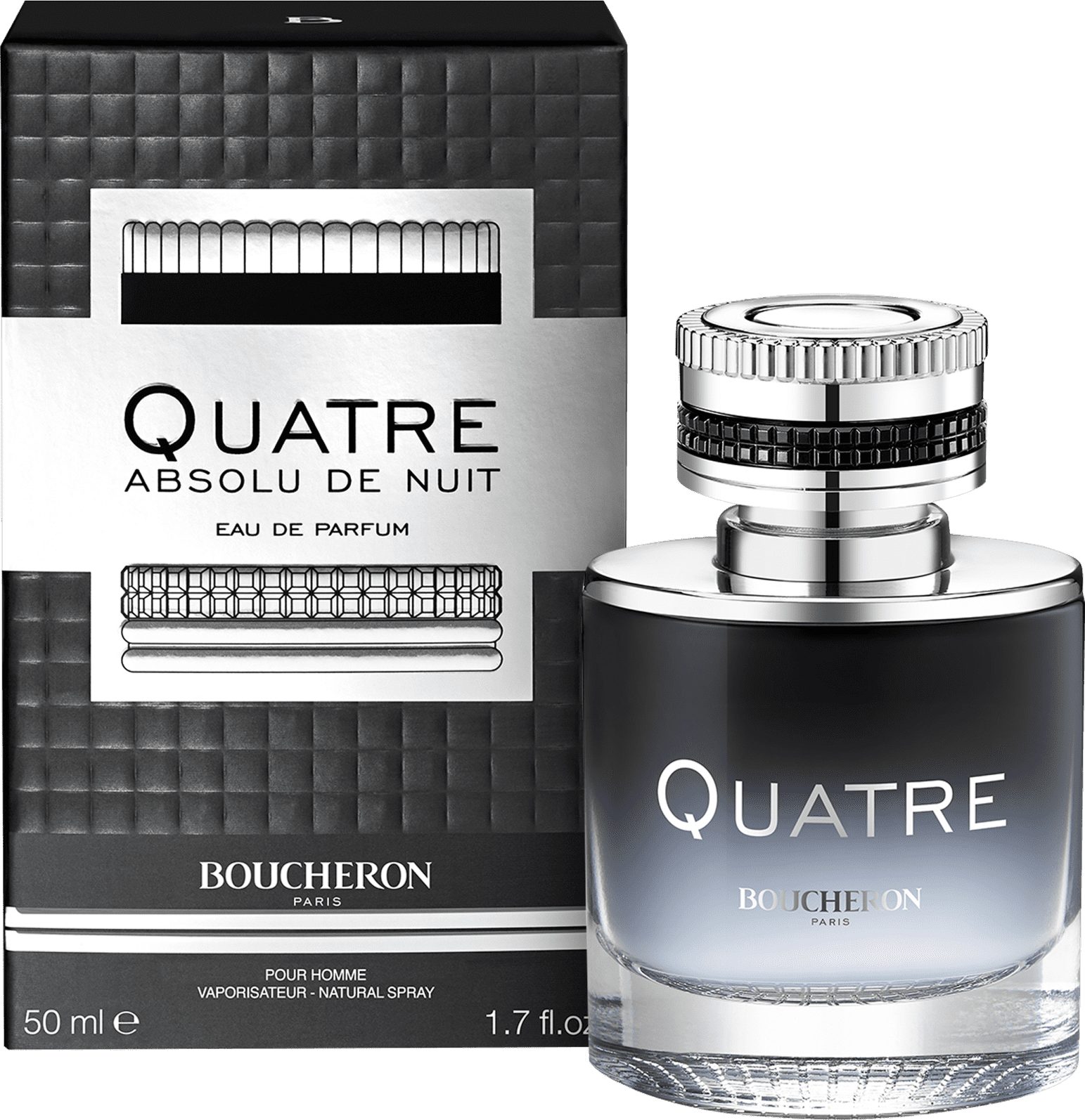 Quatre Absolu de Nuit Pour Homme Boucheron Eau de Parfum - Perfume Masculino 50ml