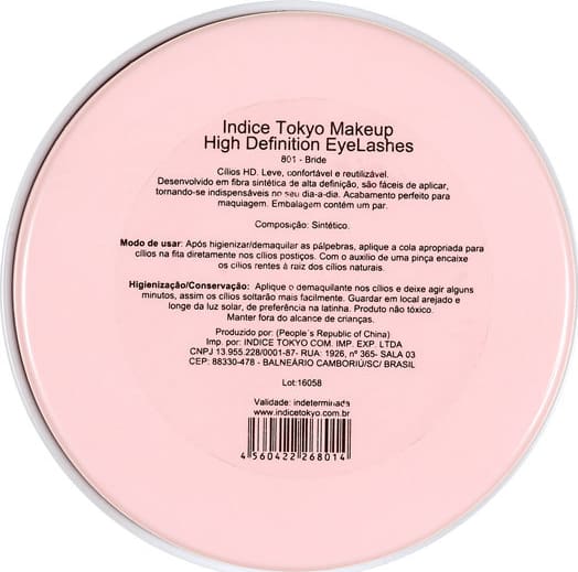 Indice Tokyo High Definition Eyelash Pink Bride - Cílios Postiços