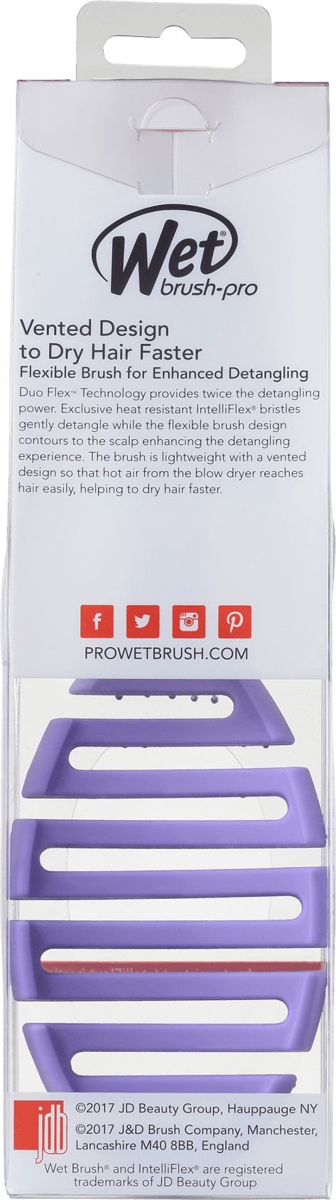 Wet Brush Pro Flex Dry Violeta - Escova Oval