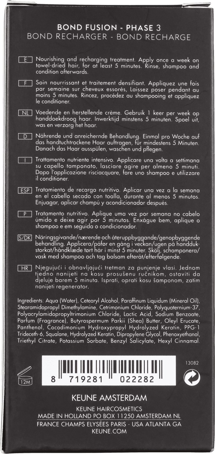 Keune Bond Fusion Phase 3 - Tratamento Capilar 200ml