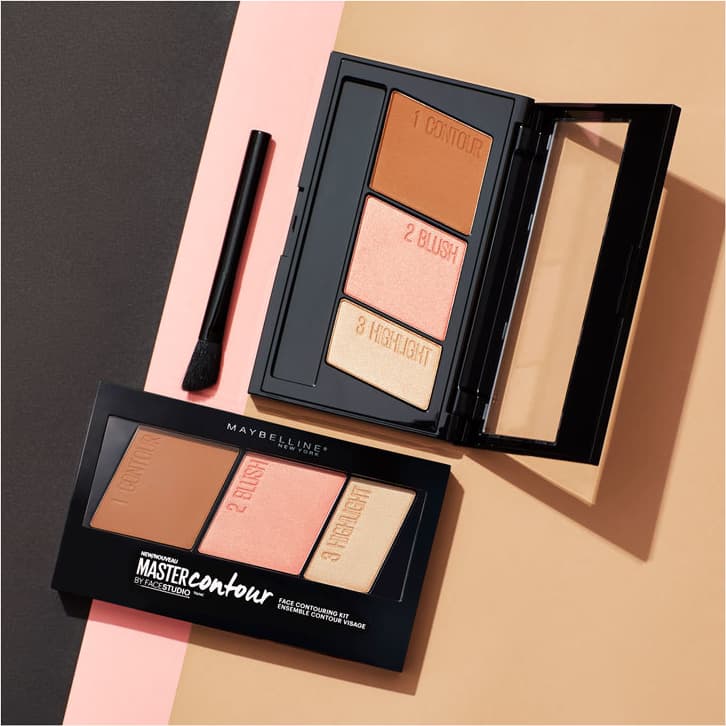 Maybelline Master Contour Medium Dark - Paleta de Contorno 9,7g
