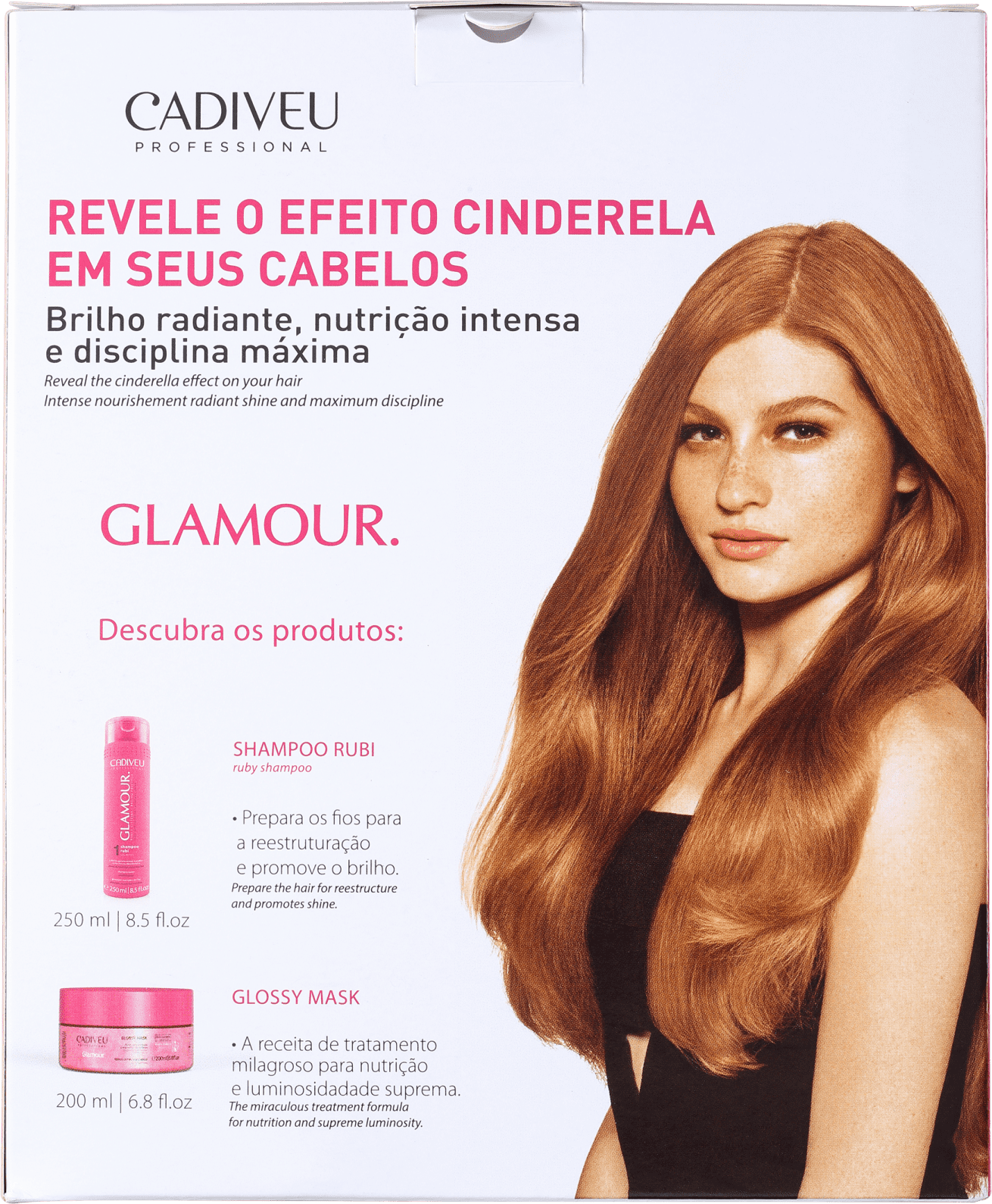 Kit Cadiveu Professional Glamour Glossy Rubi Duo (2 Produtos)