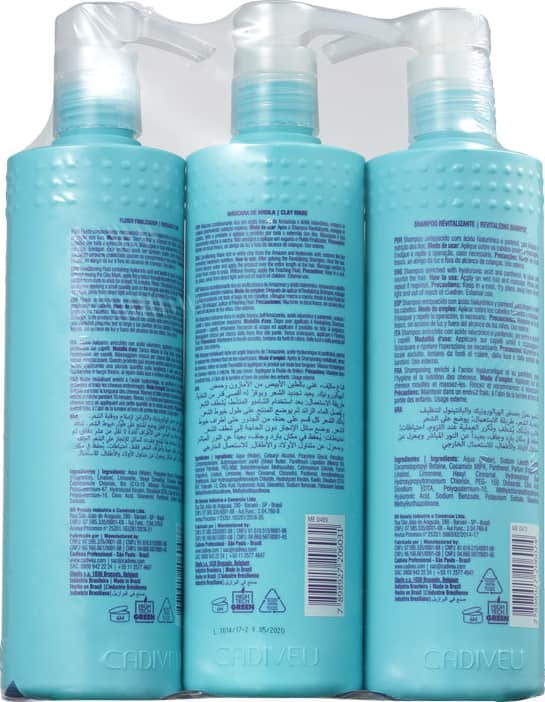 Kit Cadiveu Professional Plástica de Argila Trio Care (3 Produtos)