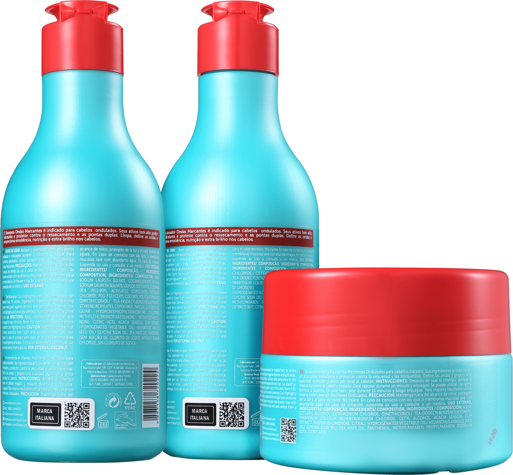 Kit Lokenzzi Ondas Marcantes Trio (3 Produtos)