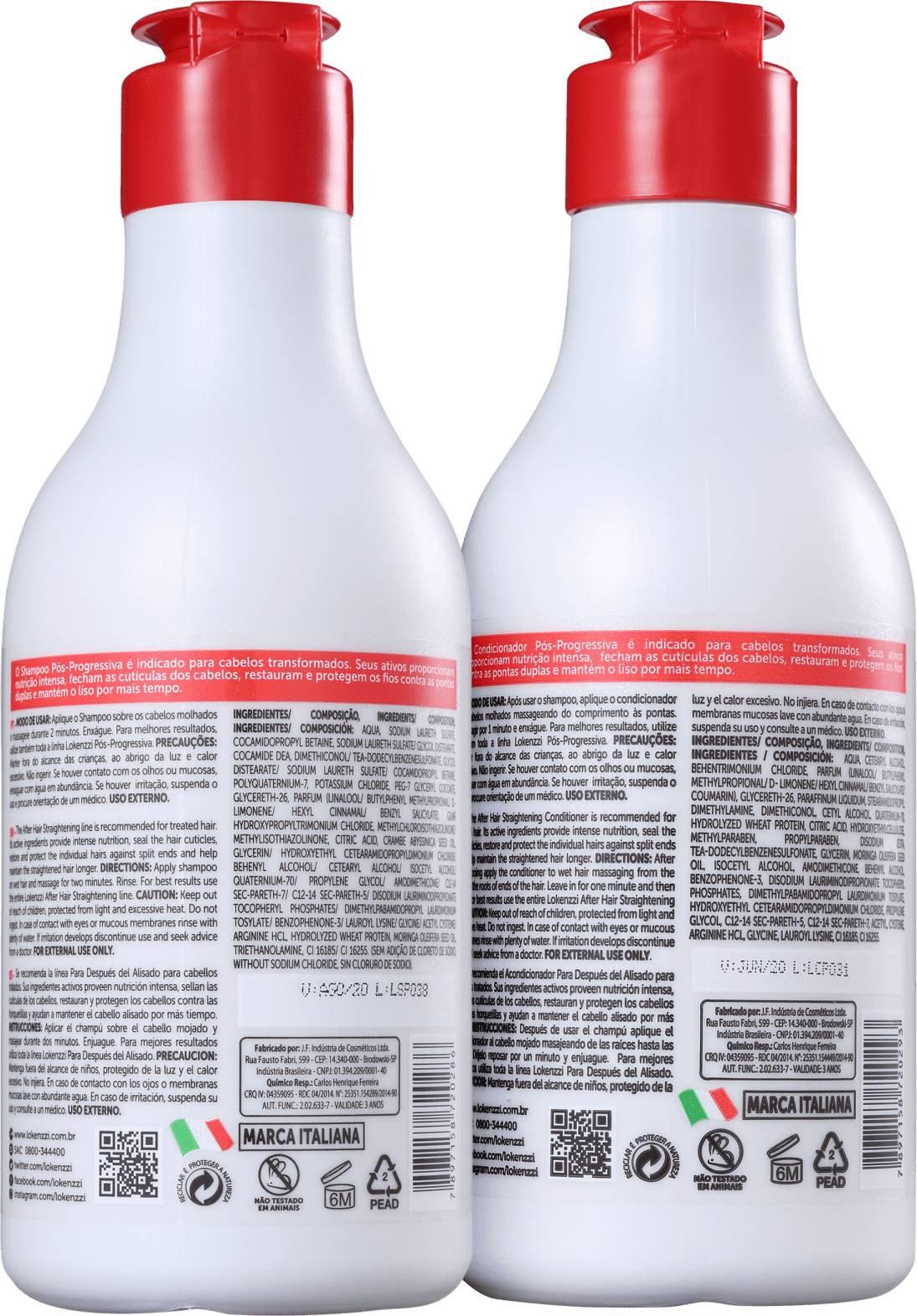 Kit Lokenzzi Pós-Progressiva Duo (2 Produtos)