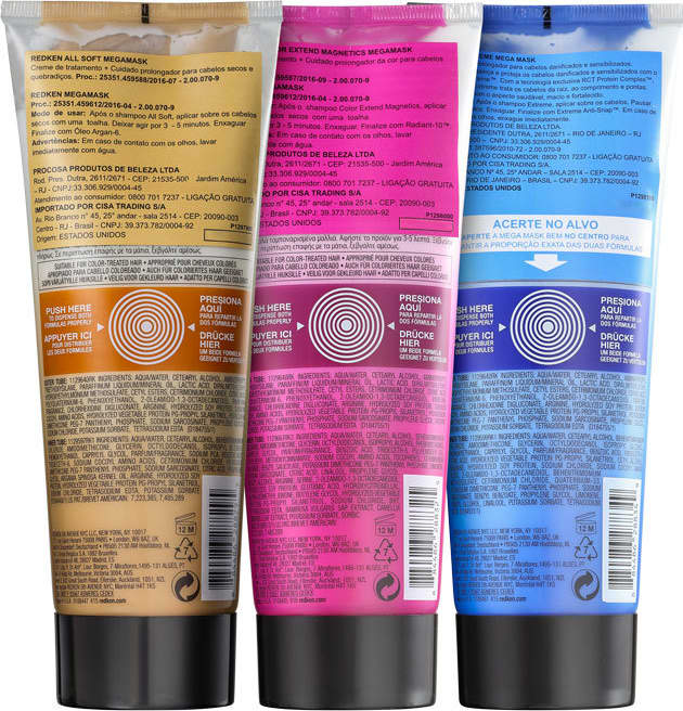 Kit Redken Redken Mega Mask Trio (3 Produtos)