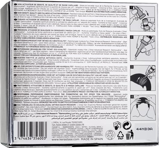 Kérastase Densifique Activateur de Densité - Ampola Capilar 30x6ml