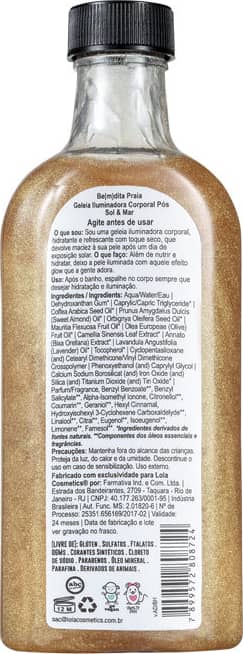 Lola Cosmetics Be(M) Dita Praia Geléia Corporal - Gel Pós-Sol 200ml