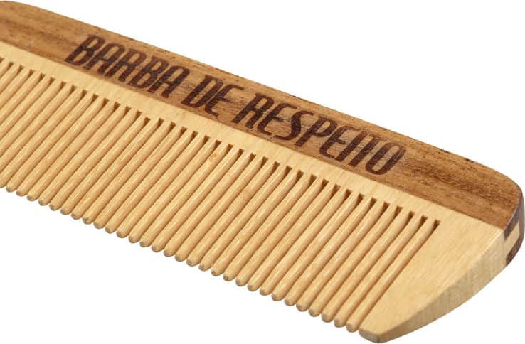 Barba de Respeito de Bolso - Pente de Madeira