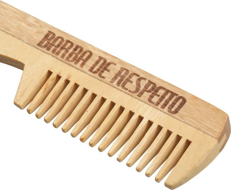 Barba de Respeito Olden - Pente de Madeira