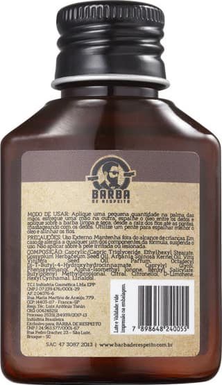 Barba de Respeito - Óleo para Barba 30ml