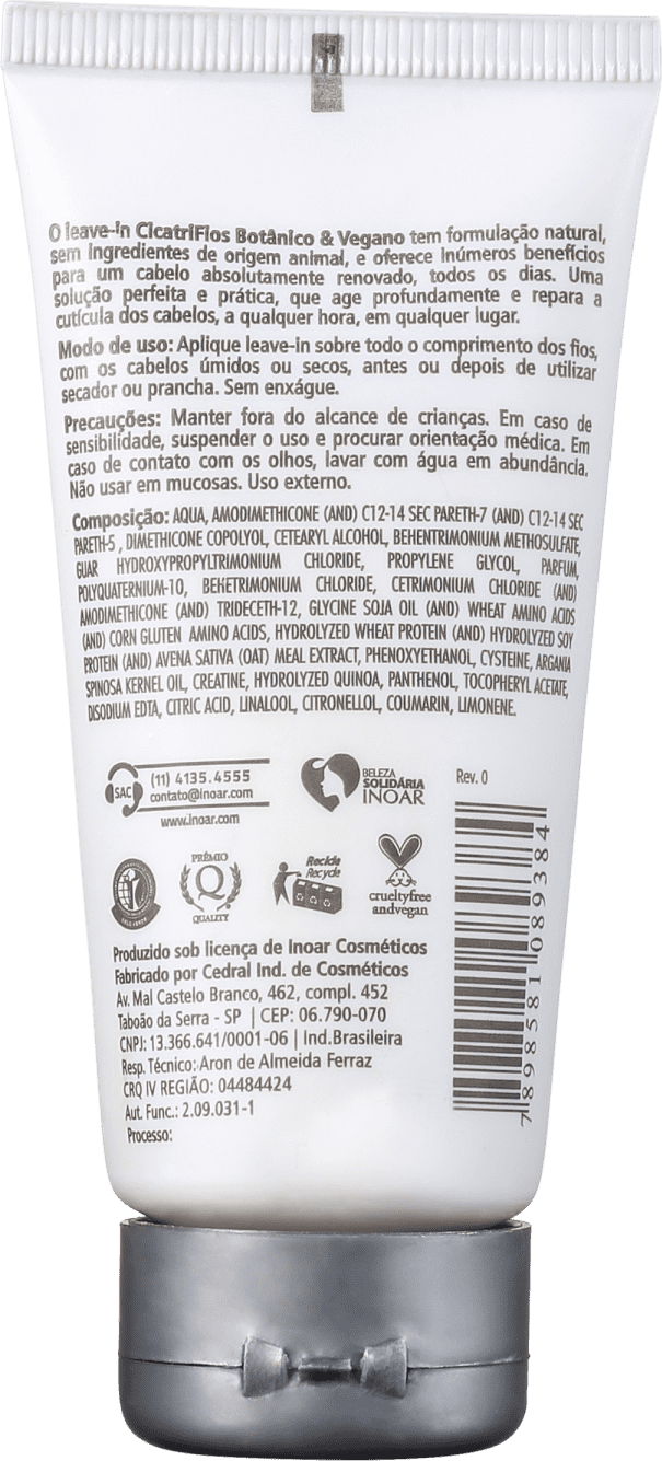 Leave-in Cicatrifios Botânico & Vegano 50ml
