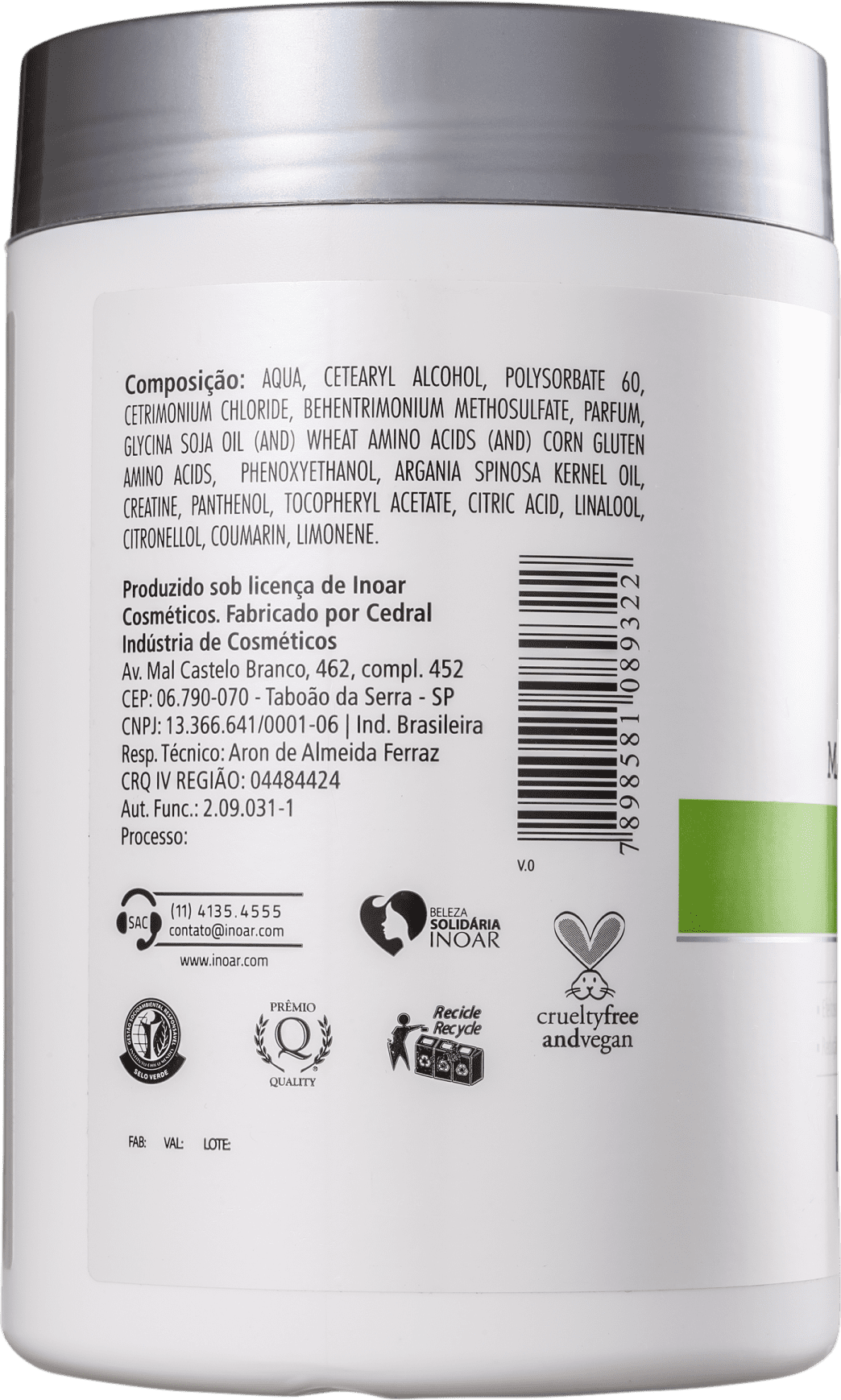 Máscara Cicatrifios 1000g