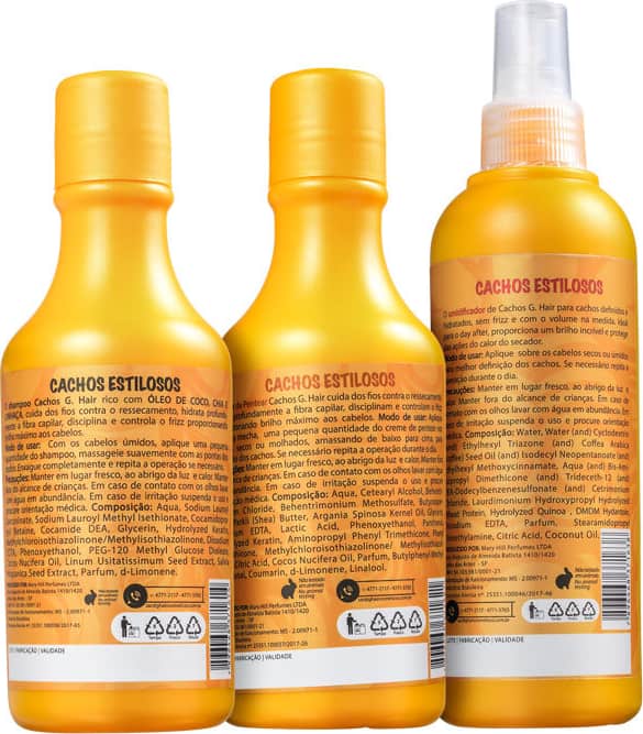 Kit G.Hair Cachos Estilosos (3 Produtos)