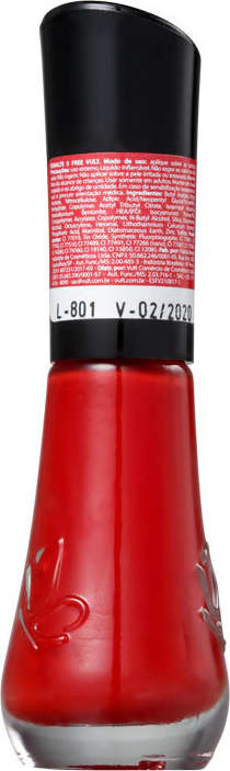 Vult Unhas 5Free Doce Pimenta - Esmalte Cremoso 8ml