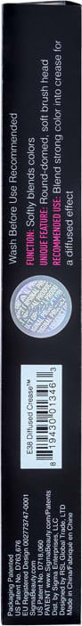 Sigma Beauty E38 Diffused Crease - Pincel para Sombra