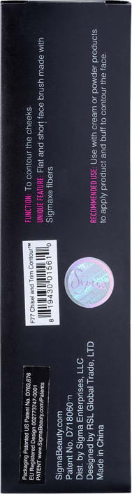 Sigma Beauty F77 Chisel and Trim - Pincel para Contorno