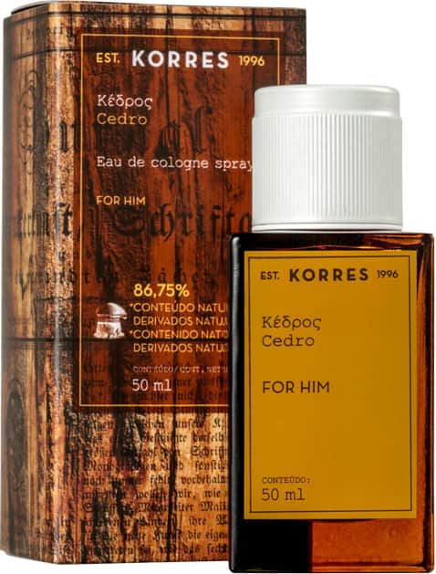 Cedro Korres Eau de Cologne - Perfume Masculino 50ml