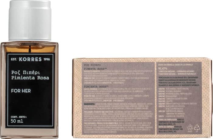 Conjunto Pimenta Rosa Korres Feminino - Eau de Cologne 50ml + Sabonete 90g