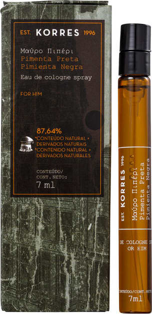 Pimenta Preta Korres Eau de Cologne - Perfume Masculino 7ml