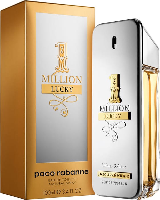 1 Million Lucky Paco Rabanne Eau de Toilette - Perfume Masculino 100ml