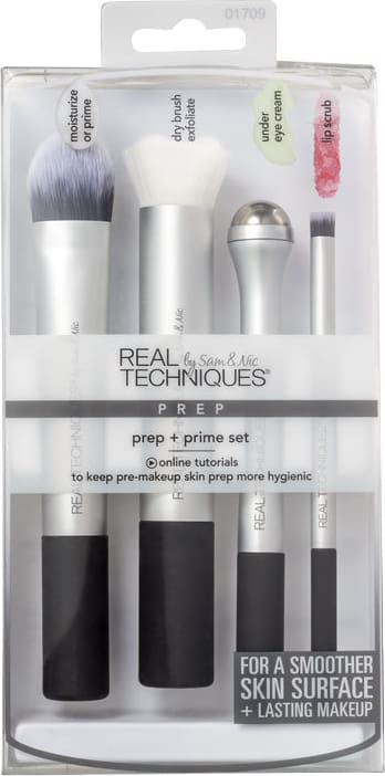Kit de Pincéis Real Techniques Prep + Prime (4 Produtos)