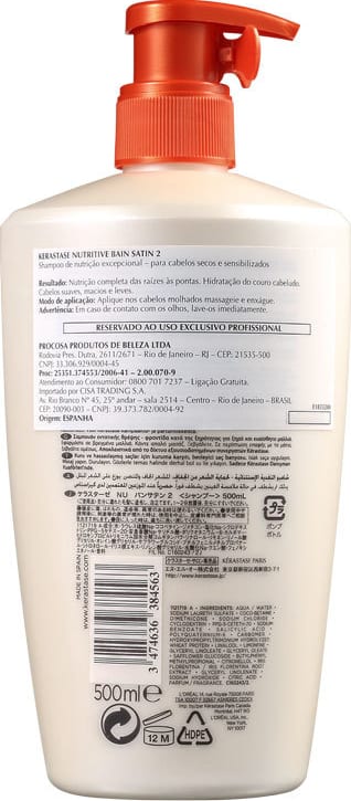 Kérastase Nutritive Bain Satin 2 Edição Limitada - Shampoo 500ml