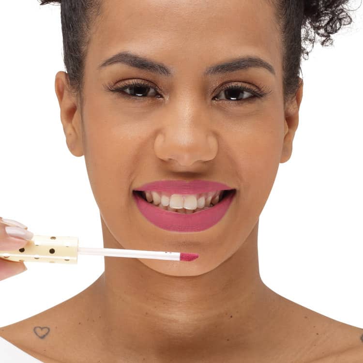 Latika Lip Rosa Nº 6 - Batom Líquido Matte 4ml