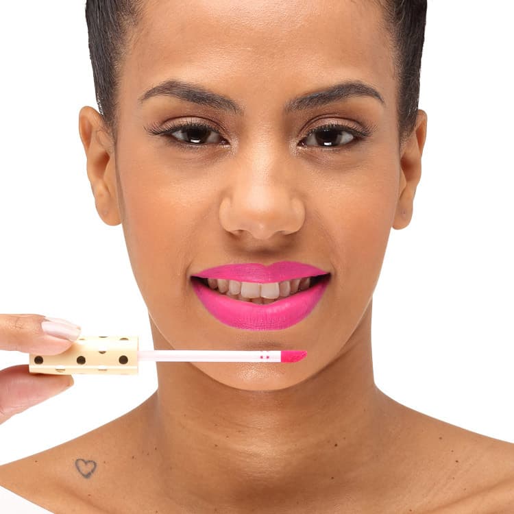 Latika Lip Rosa Nº 8 - Batom Líquido Matte 4ml