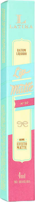Latika Lip Nude Nº 50 - Batom Líquido Matte 4ml