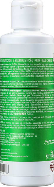 Griffus Vou de Coco - Óleo Capilar 100ml