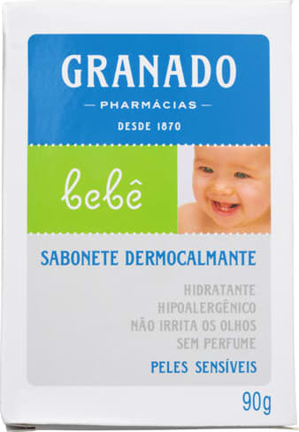 Granado Bebê Dermocalmante Peles Sensíveis - Sabonete em Barra 90g
