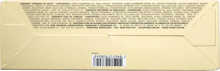 Kit Phebo Mediterrâneo Banho - Sabonetes em Barra 6x100g