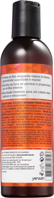 Yenzah One Minute - Shampoo 240ml