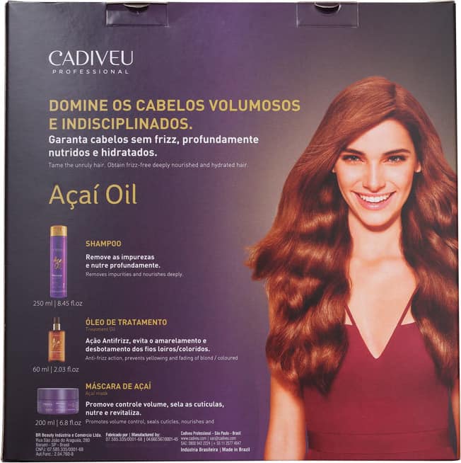 Kit Cadiveu Professional Açaí Oil Treatment (3 Produtos)