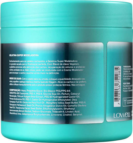 Lowell Cacho Mágico Super Modeladora - Gelatina Ativadora de Cachos 450g