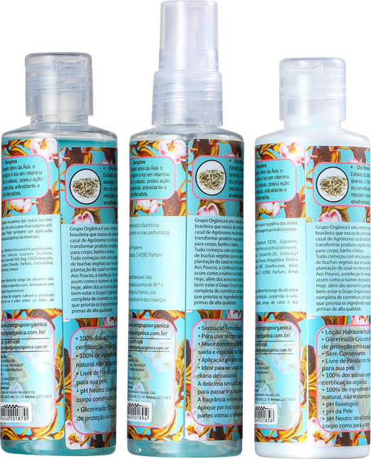 Kit Orgânica Chá Branco e Gengibre Trio (3 Produtos)