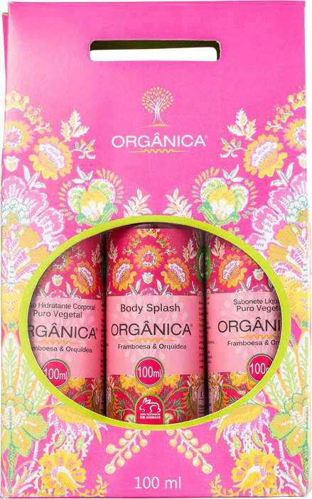 Kit Orgânica Framboesa e Orquídea Trio (3 Produtos)