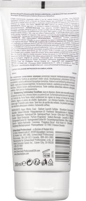 Schwarzkopf Professional BC Excellium Beautifying - Shampoo 200ml