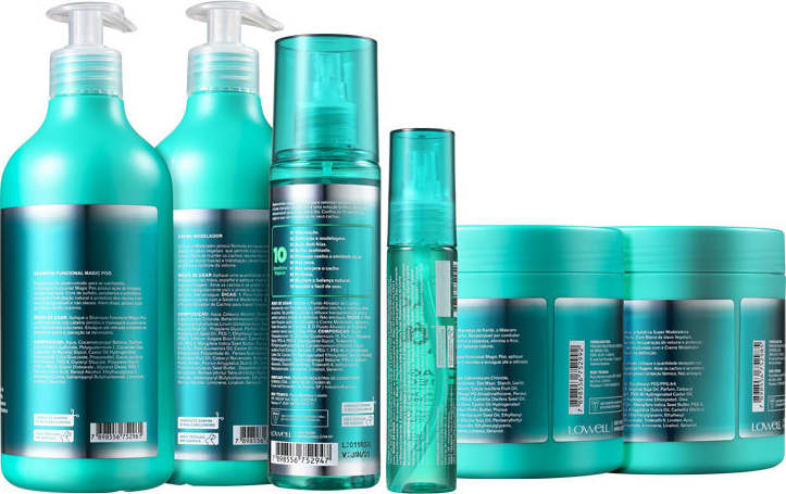 Kit Lowell Cacho Mágico Full (6 Produtos)