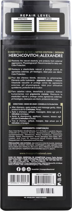 Truss Alexandre Herchcovitch Blond - Condicionador Desamarelador 300ml