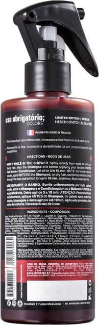 Truss Alexandre Herchcovitch Uso Obrigatório Marsala - Tratamento Reconstrutor 260ml