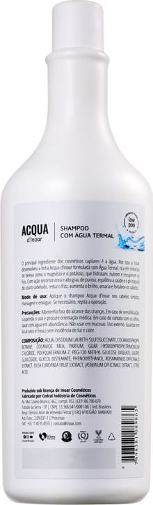 Shampoo Acqua d'Inoar Termal 1000ml